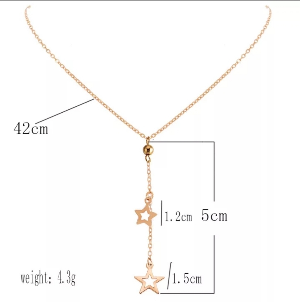 ⭐HP⭐Stars Necklace 🍇🍇🍇🍇🍇 - Picture 4 of 6